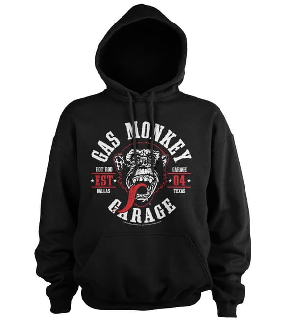 Gas Monkey Garage Round Seal Hoodie Black Small