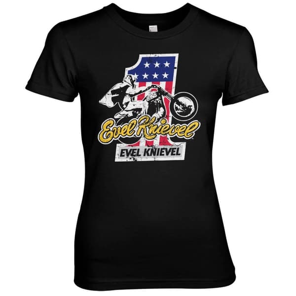 Evel Knievel No. 1 Girly Tee