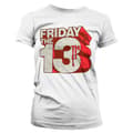 Miniatyrbillede 3 af 3: Friday The 13th Block Logo Girly Tee