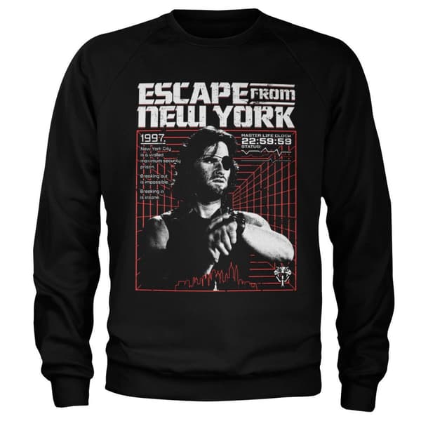 Escape From N.Y. 1997 Sweatshirt Black Large