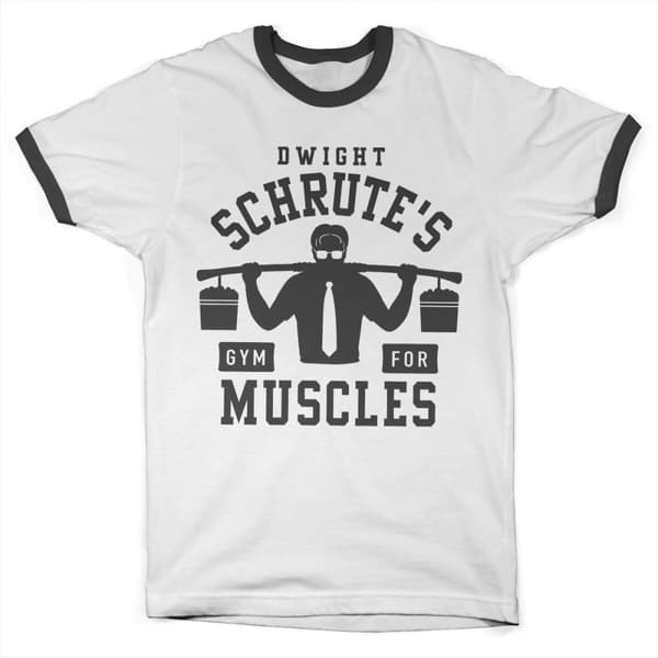 Dwight Schrute's Gym Ringer Tee Large