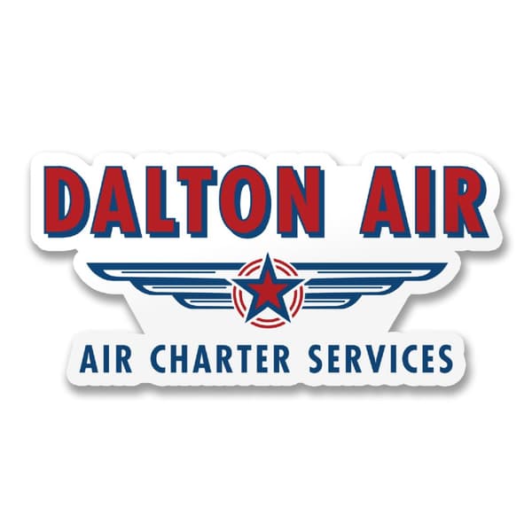Dalton Air Charter Services Sticker