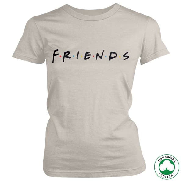Friends Logo Organic Girly Tee