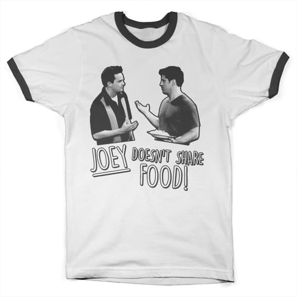 Friends - Joey Doesn't Share Food Ringer Tee X-Large