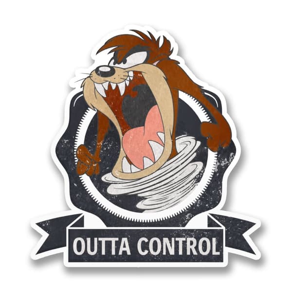 Outta Control Sticker