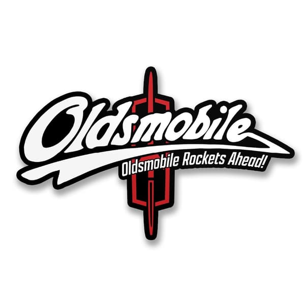 Oldsmobile Rockets Ahead Sticker