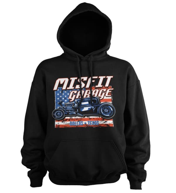 Misfit Garage Old Glory Hoodie Black X-Large