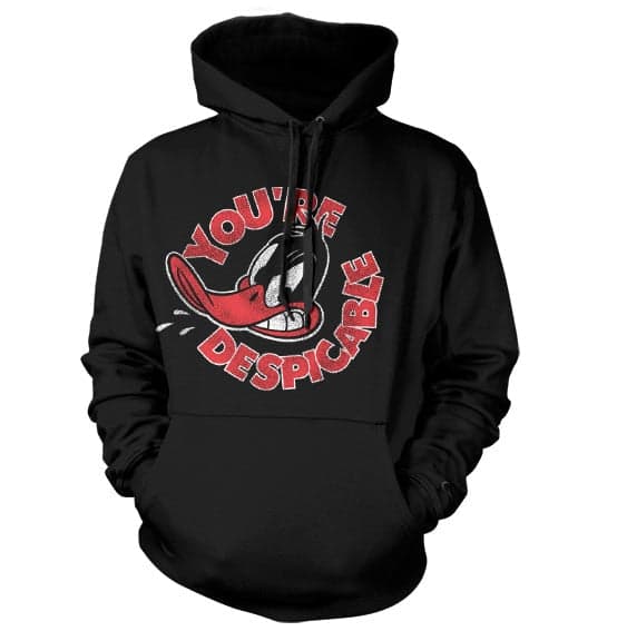 Daffy Duck - You're Despicable Hoodie Black Small