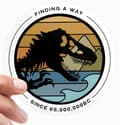 Miniatyrbild 2 av 2: Finding A Way Since 65,000,000 BC Sticker