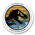Miniatyrbild 1 av 2: Finding A Way Since 65,000,000 BC Sticker