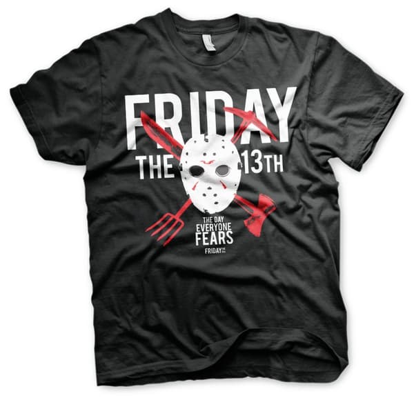 Friday The 13th - The Day Everyone Fears T-Shirt Black XX-Large