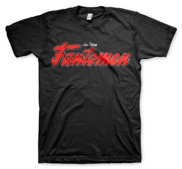 Fantomen Distressed Logo T-Shirt Black X-Large