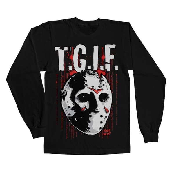 Friday The 13th - T.G.I.F. Long Sleeve Tee Black XX-Large