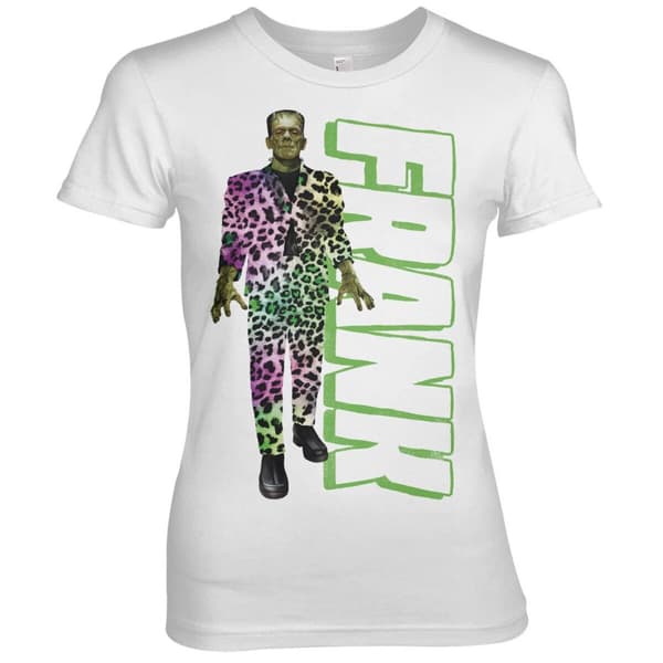 Fresh Frank In Suit Girly Tee White Large