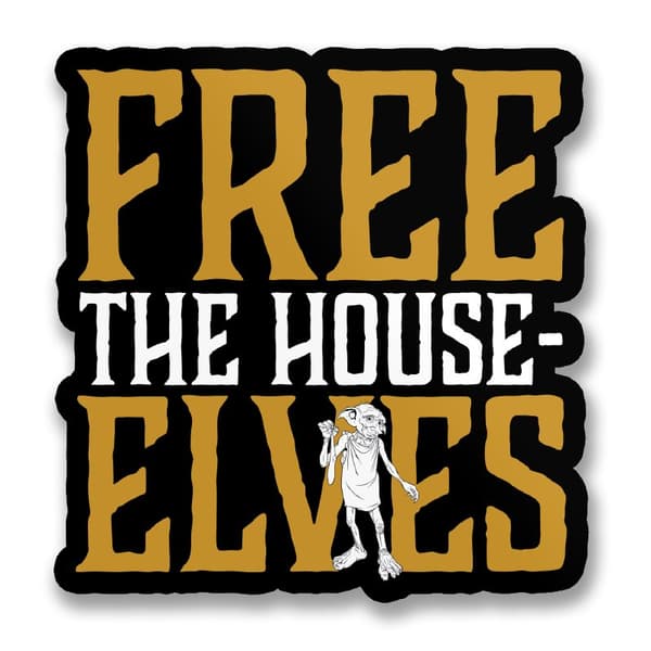 Free The House-Elves Sticker