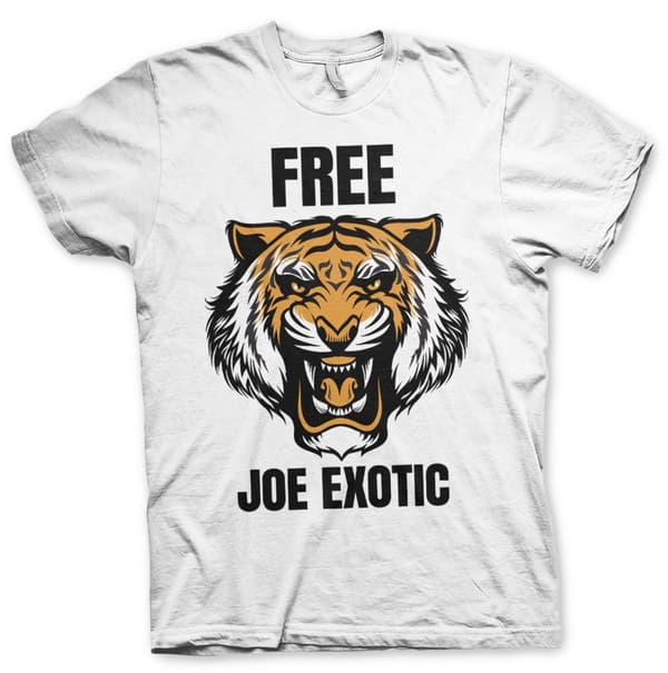 Free Joe Exotic T-Shirt White XX-Large