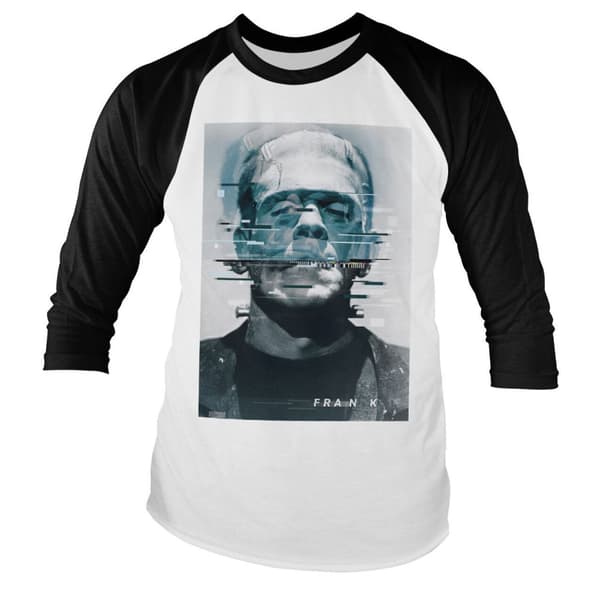 Frankenstein Bad Signal Baseball Long Sleeve Tee