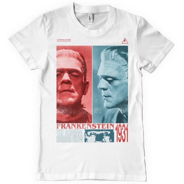Frankenstein - Horror Show T-Shirt White Medium