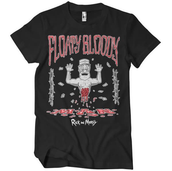 Floaty Bloody Man T-Shirt Black Large
