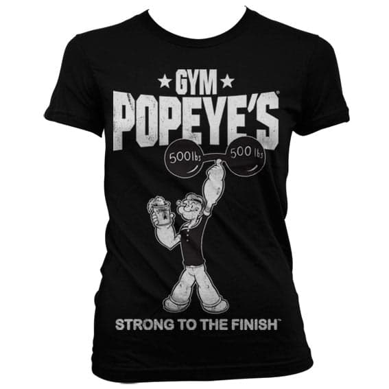 Popeye´s Gym Girly T-Shirt Black X-Large