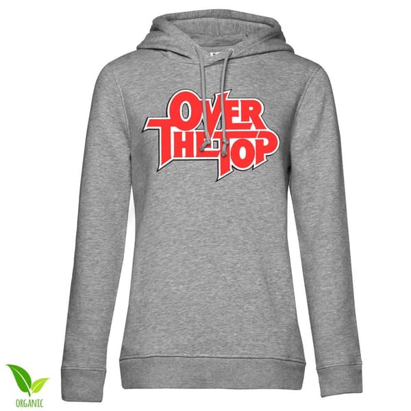 Over The Top Logo Girls Hoodie