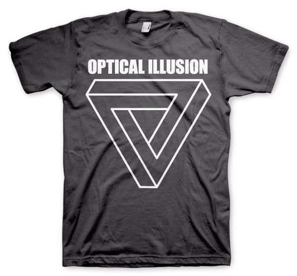 Optical Illustion - Infinity Triangle T-Shirt Medium