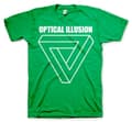 Miniatyrbild 5 av 7: Optical Illustion - Infinity Triangle T-Shirt
