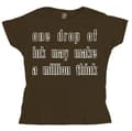 Miniatyrbild 6 av 6: One Drop Of Ink... Girly T-shirt