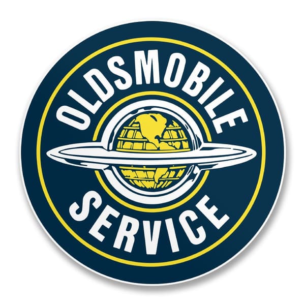 Oldsmobile Service Sticker