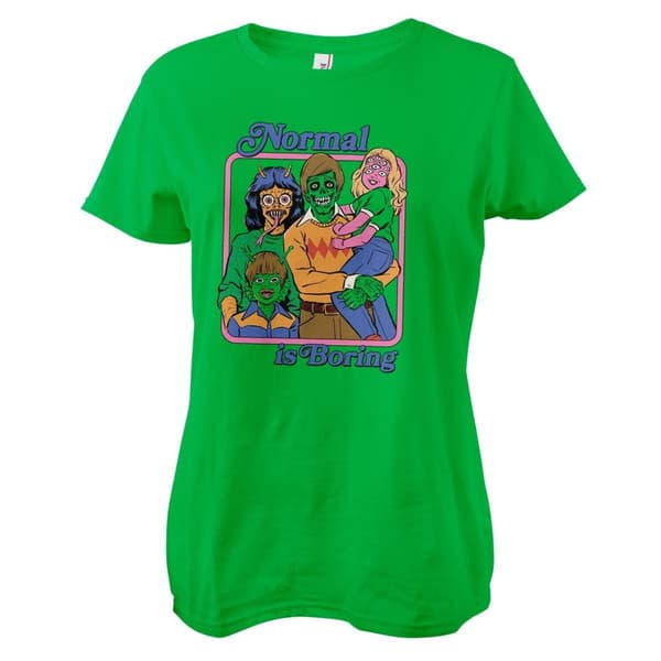 Normal Life Is Boring Girly Tee Green XX-Large
