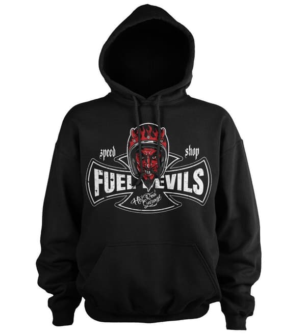 Smiling Devil Speed Shop Hoodie Black Medium