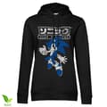 Miniatyrbild 1 av 2: Sonic The Hedgehog Japanese Logo Girls Hoodie