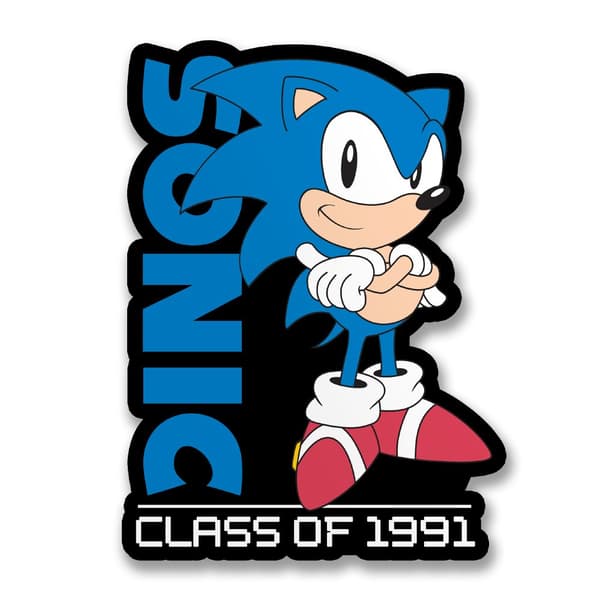 Sonic The Hedgehog - Class of 1991 Sticker