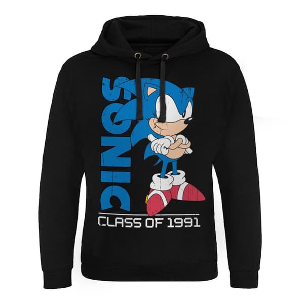 Sonic The Hedgehog - Class Of 1991 Epic Hoodie Black Small
