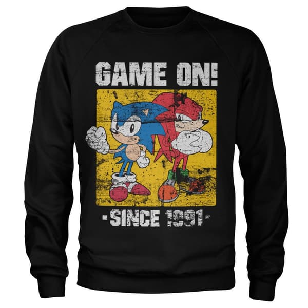 Sonic - Game On Since 1991 Sweatshirt Black Medium