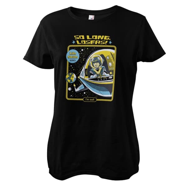 So Long Losers Girly Tee Black XX-Large