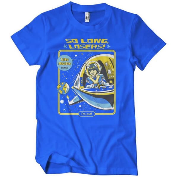 So Long Losers T-Shirt Blue Large