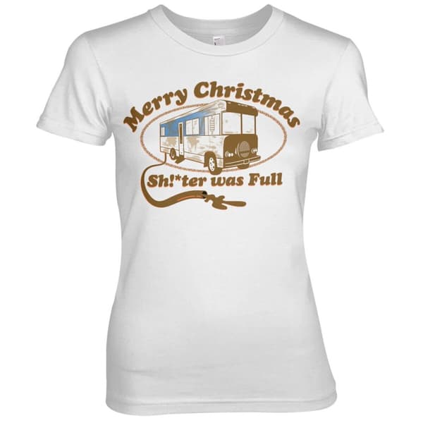 Shitter Was Full Girly Tee White XX-Large