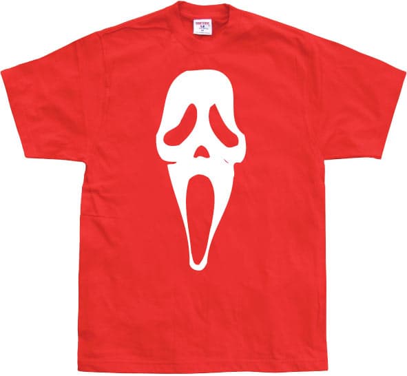 Screamface T-Shirt Red X-Large