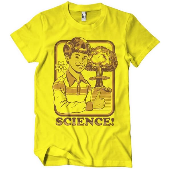 Science! T-Shirt Yellow Small