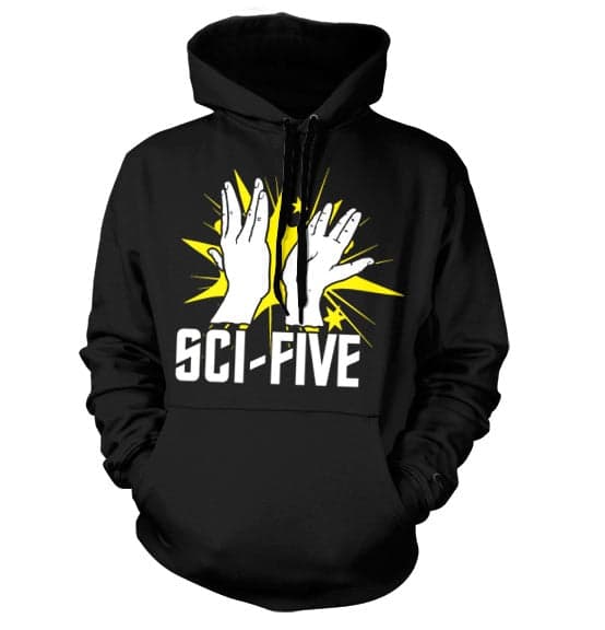 Sci-Five Hoodie Black Small