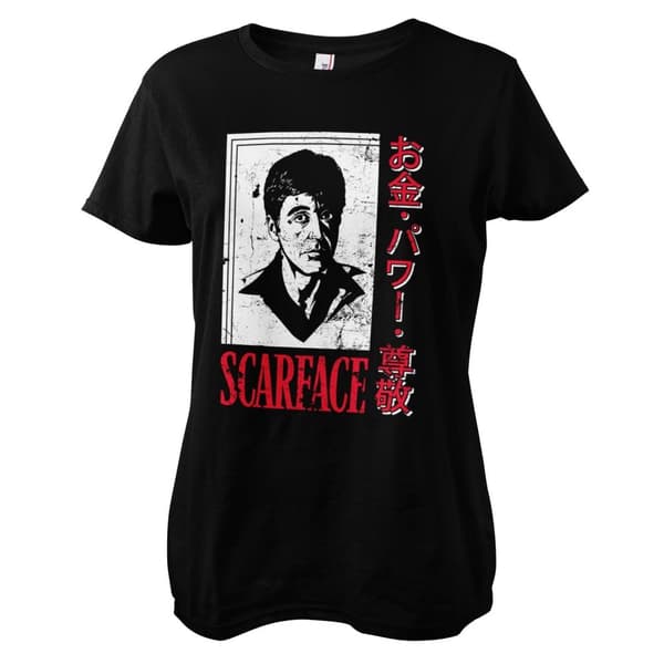 Scarface - Japanese Girly Tee Black Medium