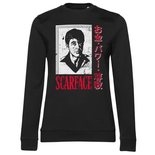 Scarface - Japanese Girly Sweatshirt Black XX-Large