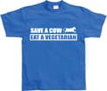 Miniatyrbild 6 av 8: Save A Cow - Eat A Vegetarian T-Shirt