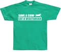 Miniatyrbild 7 av 8: Save A Cow - Eat A Vegetarian T-Shirt