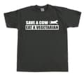 Miniatyrbild 8 av 8: Save A Cow - Eat A Vegetarian T-Shirt