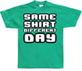 Miniatyrbild 3 av 5: Same Shirt Different Day T-Shirt