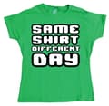Miniatyrbild 4 av 4: Same Shirt Different Day Girly T-shirt