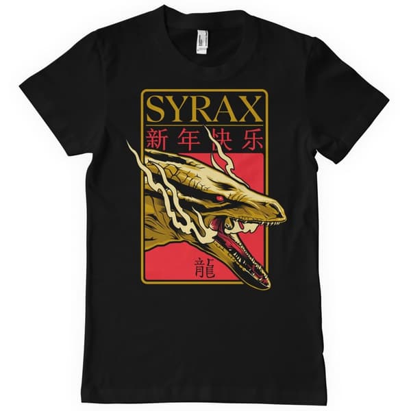 SYRAX Dragon T-Shirt Black XX-Large