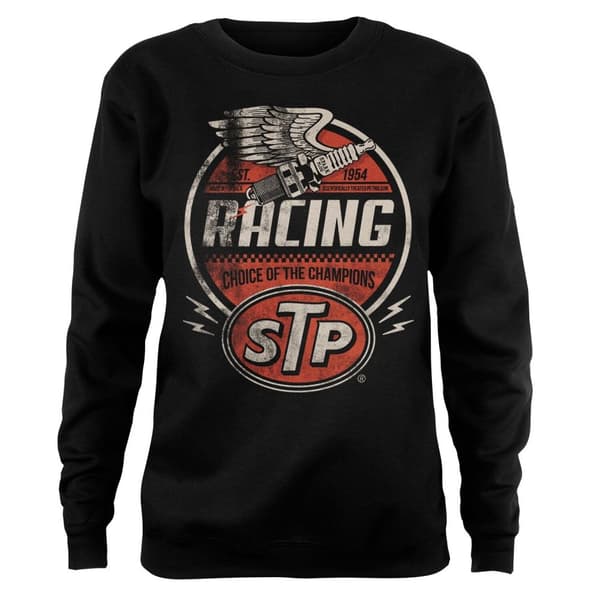 STP Vintage Racing Girly Sweatshirt Black Medium